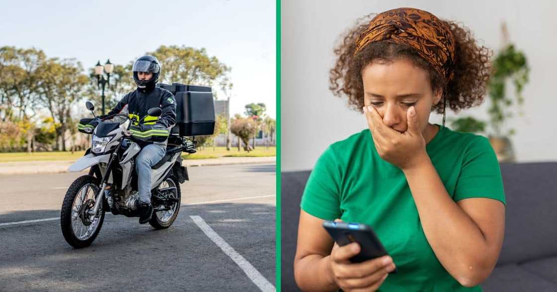 A Checkers Sixty60 delivery man was robbed at gunpoint A Checkers Sixty60 delivery man was robbed at gunpoint