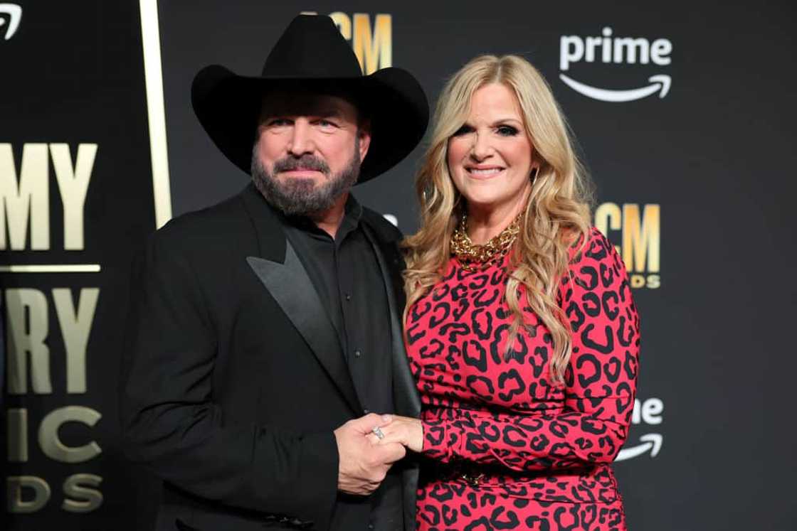 Garth Brooks and Trisha Yearwood attend the 58th Academy Of Country Music Awards Garth Brooks and Trisha Yearwood attend the 58th Academy Of Country Music Awards