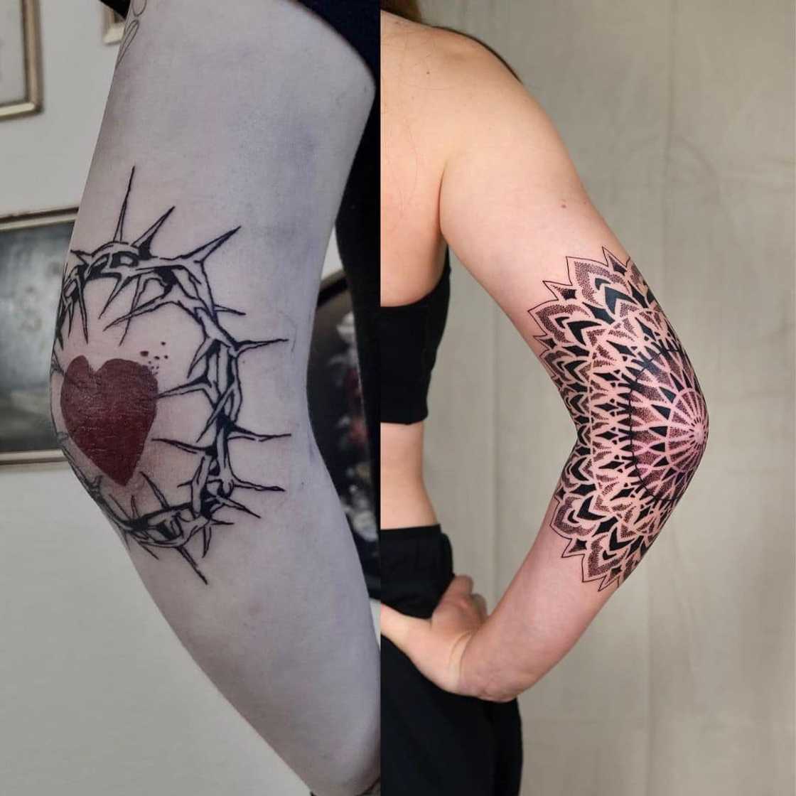 Elbow tattoo Elbow tattoo