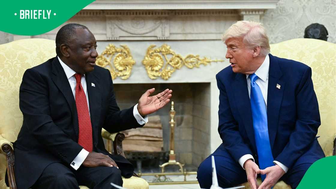 Cyril Ramaphosa and Donald Trump met in the White House