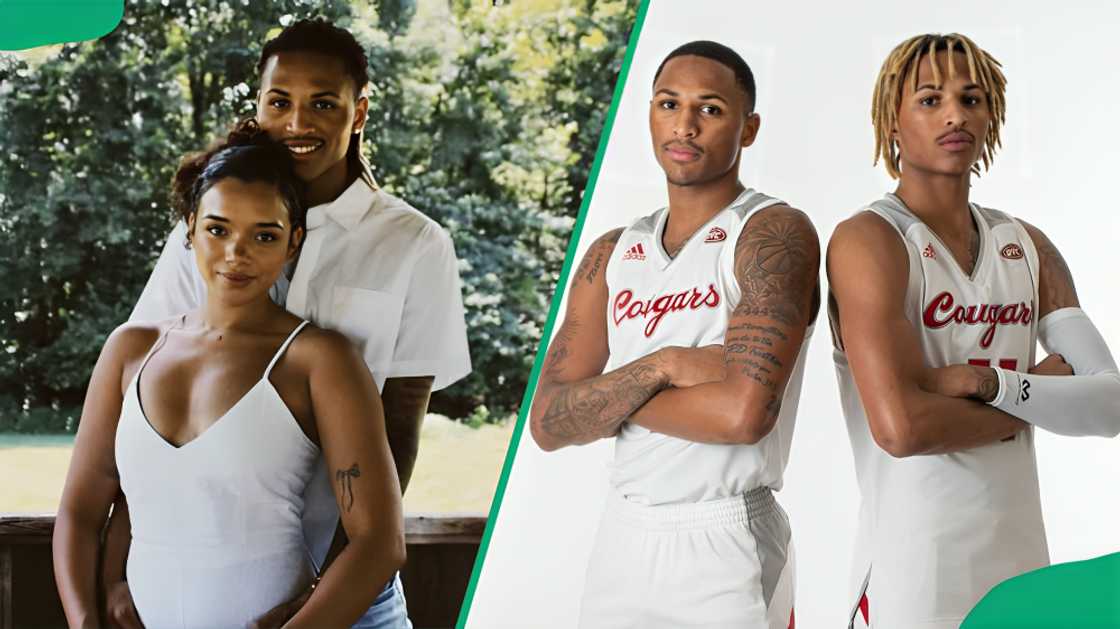 Lamar Wright with his wife and brother Shamar Wright Lamar Wright with his wife and brother Shamar Wright