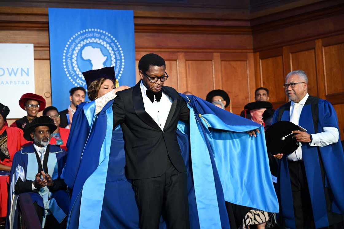 Professor Mosa Moshabela on the day he was inaugurated as UCT's vice chancellor Professor Mosa Moshabela on the day he was inaugurated as UCT's vice chancellor