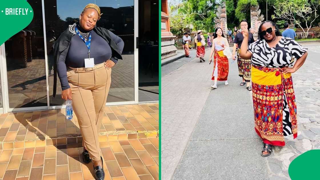 A woman showcased her journey to losing weight after giving it one last try. A woman showcased her journey to losing weight after giving it one last try.