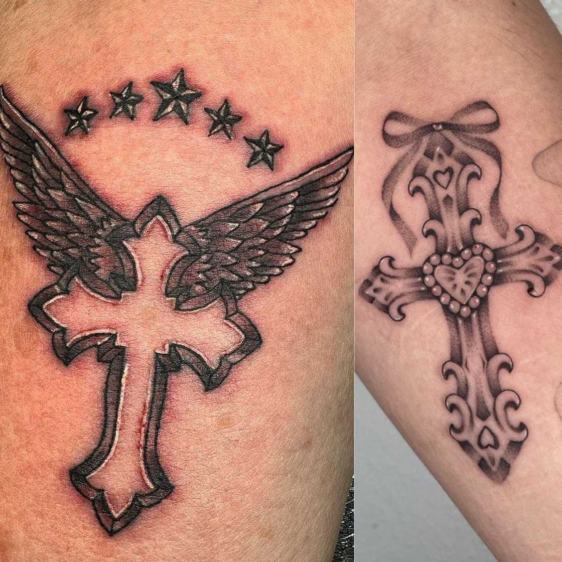 Cross tattoo sleeve Cross tattoo sleeve