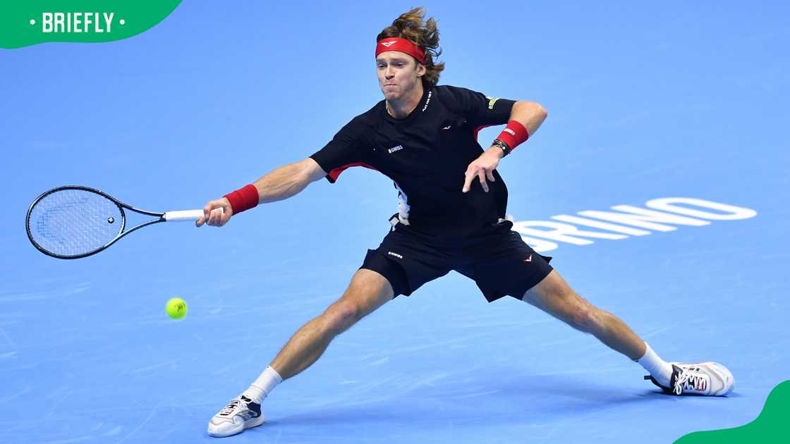Andrey Rublev at Nitto ATP Finals Andrey Rublev at Nitto ATP Finals