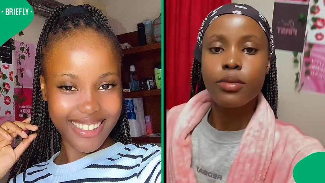 A young lady shared her skincare journey from acne to glowing skin. A young lady shared her skincare journey from acne to glowing skin.