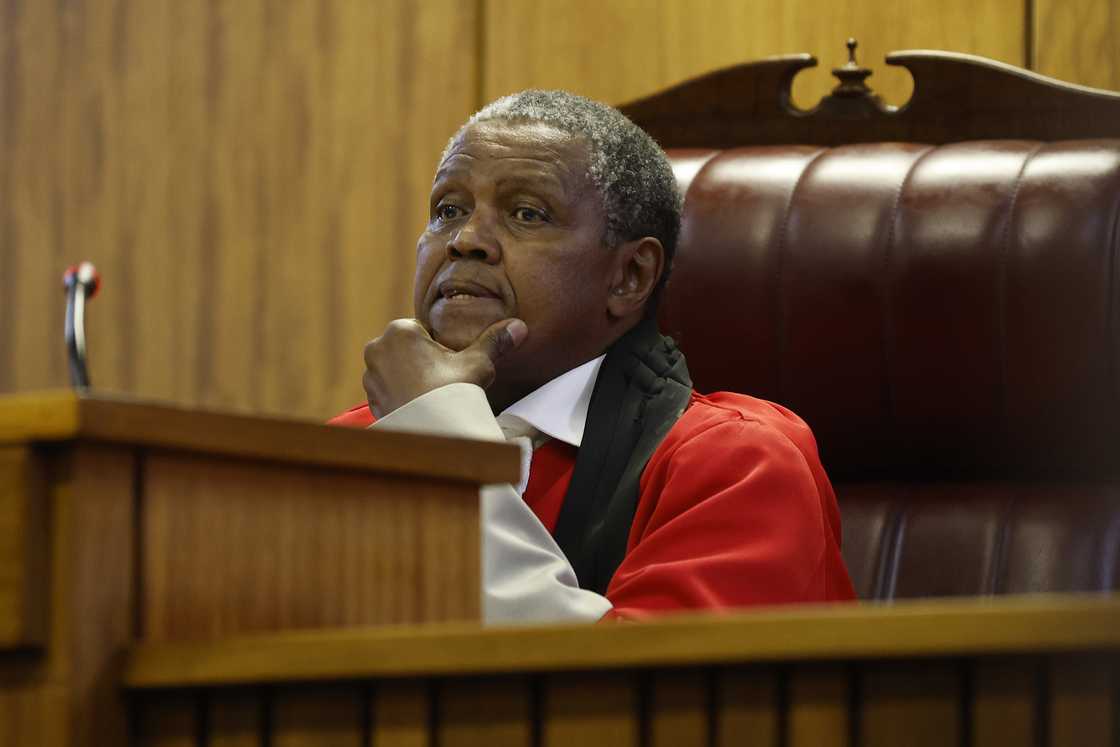 Judge Ratha Mokgoatlheng presiding over the Senzo Meyiwa murder trial. Judge Ratha Mokgoatlheng presiding over the Senzo Meyiwa murder trial.
