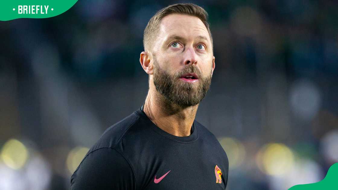 Kliff Kingsbury at Notre Dame Stadium