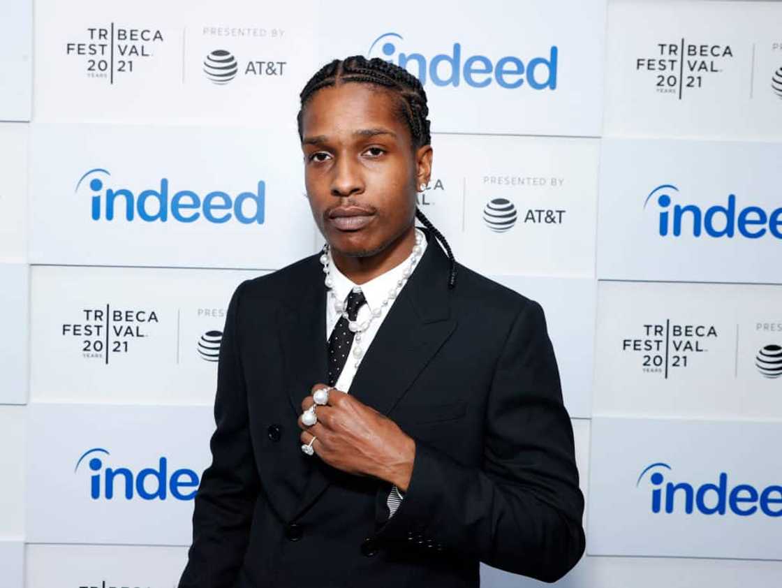 A$AP Rocky at Battery Park in New York City. A$AP Rocky at Battery Park in New York City.